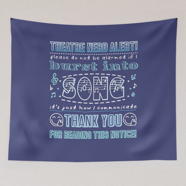 Item preview, Funny Musical Theatre Nerd Burst Into Song gift designed and sold by Stageystuff.