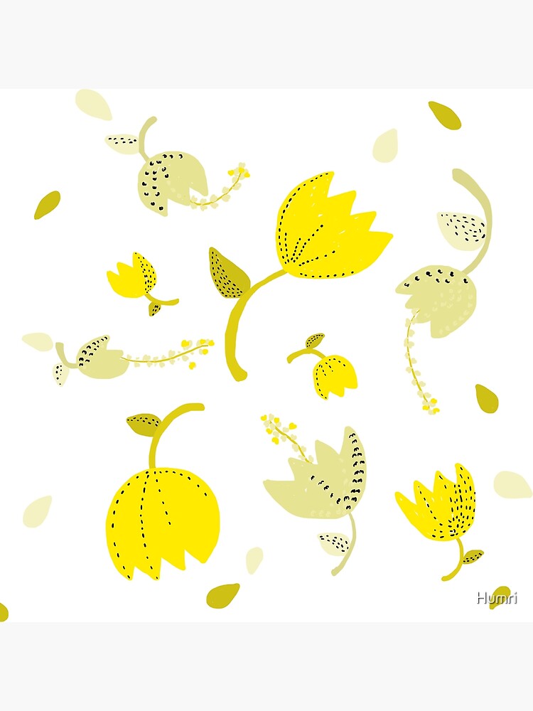 Spring Minimalist Pattern Simple Floral Design Lemon Olive Green Yellow Plant Lady Love Indian Bengali Motif Greeting Card By Humri Redbubble