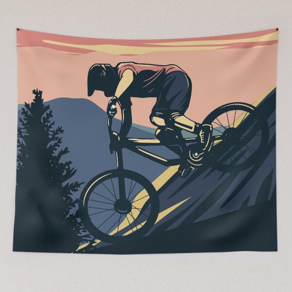 Item preview, Downhill Mountain Biker designed and sold by Vector Scout Lab.