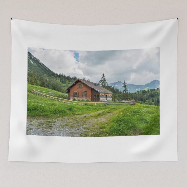Item preview, Wooden cabin in Liechtenstein designed and sold by AlizadaStudios.
