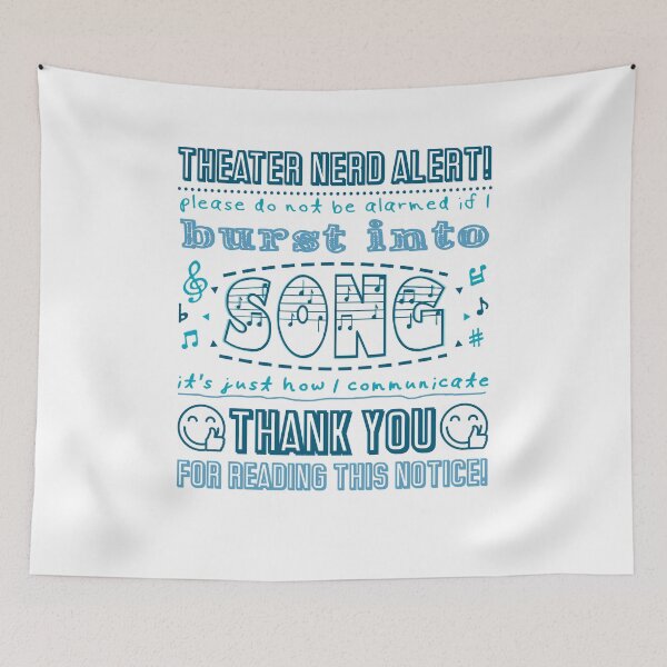 Item preview, Funny Musical Theater Nerd Burst Into Song gift designed and sold by Stageystuff.