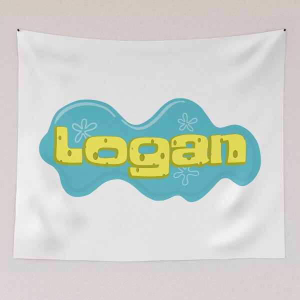 Item preview, Boy Name Logan in SpongeBob Cartoon Style designed and sold by Space-Bug.