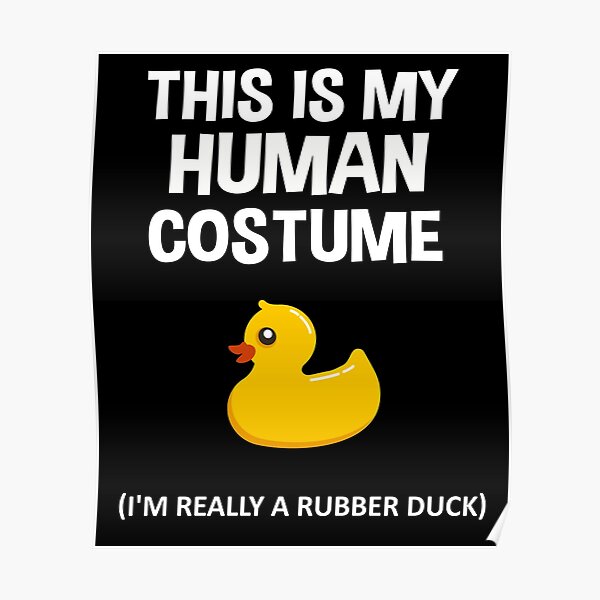 Lady Duck Posters Redbubble - duck roblox outfit