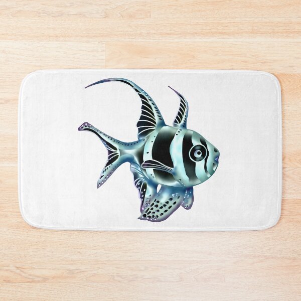 Item preview, severe, but pretty, metallic Banggai cardinalfish designed and sold by AsyaTury.