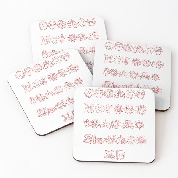Item preview, Corona Virus Alphabets designed and sold by basitcv.