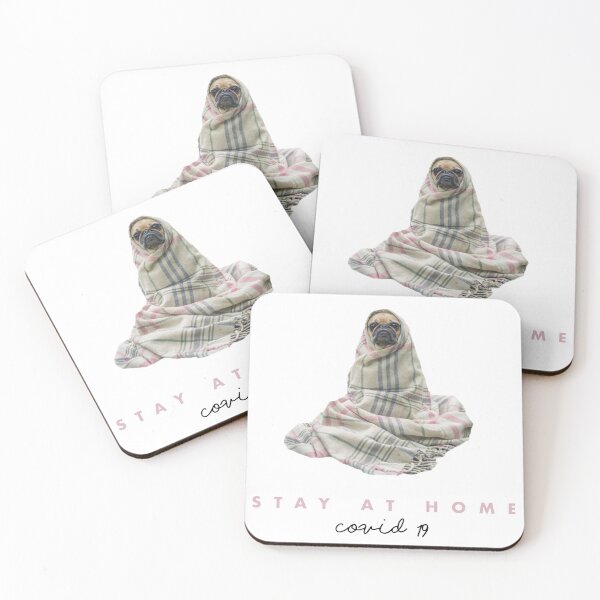 Item preview, STAY AT HOME FUNNY - COVID 19 - DOGS - COOL DOGS designed and sold by Tropical Blood.
