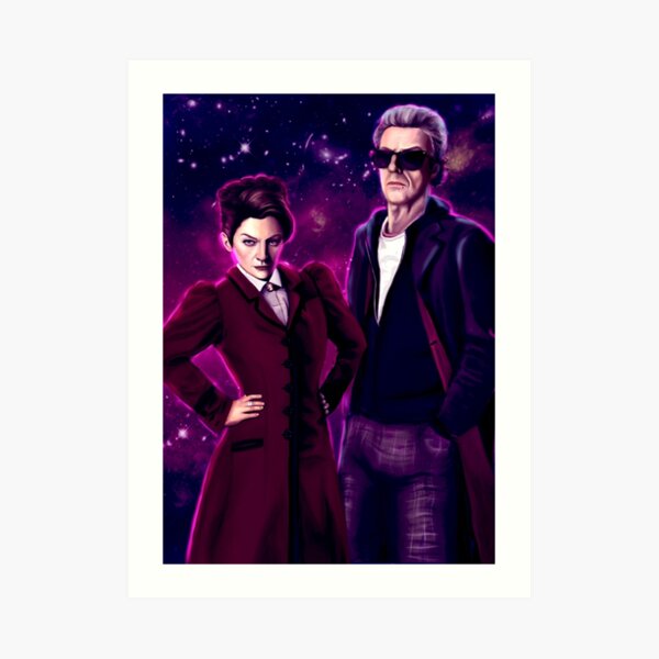Missy and The Doctor Art Print