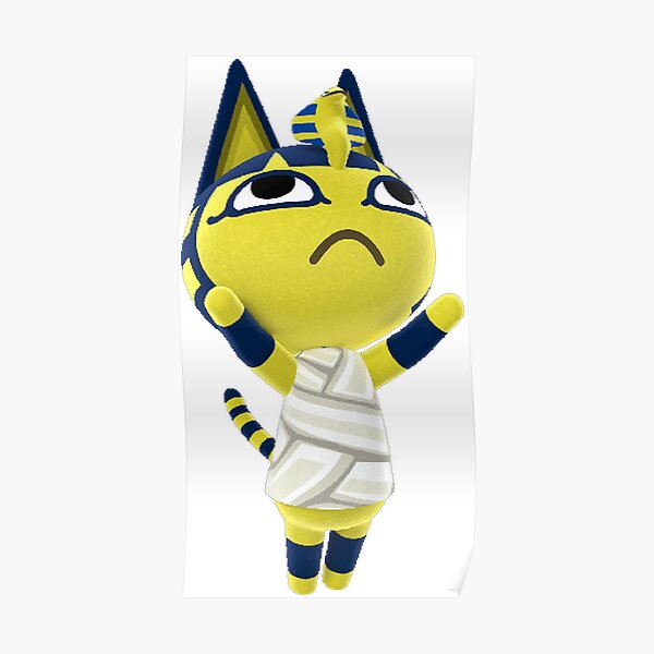 Animal Crossing New Leaf Ankha Posters | Redbubble