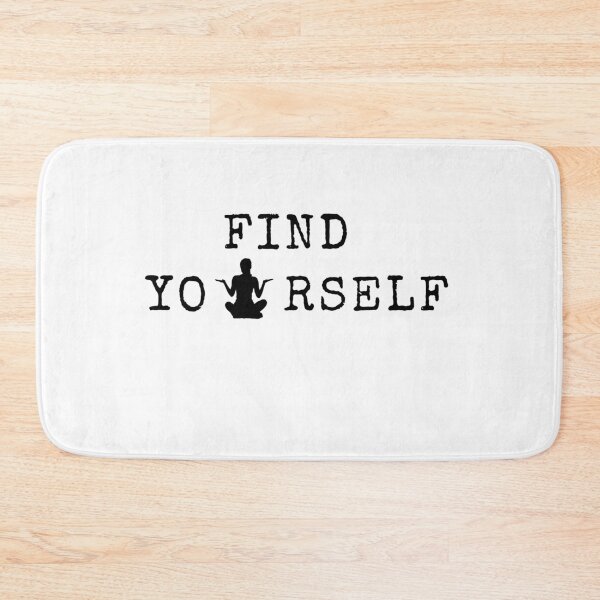 Item preview, Yoga Find Yourself (bl) designed and sold by Puji Designs.