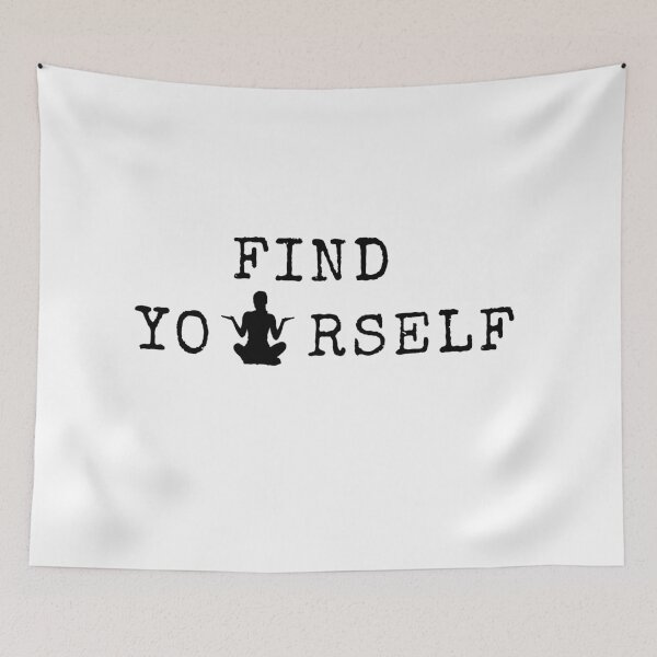 Item preview, Yoga Find Yourself (bl) designed and sold by Puji Designs.