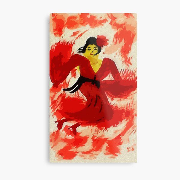 Kick up your feet! watercolor Metal Print