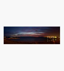 The Edge of Night, Montagu Bay, Nassau, Bahamas Photographic Print