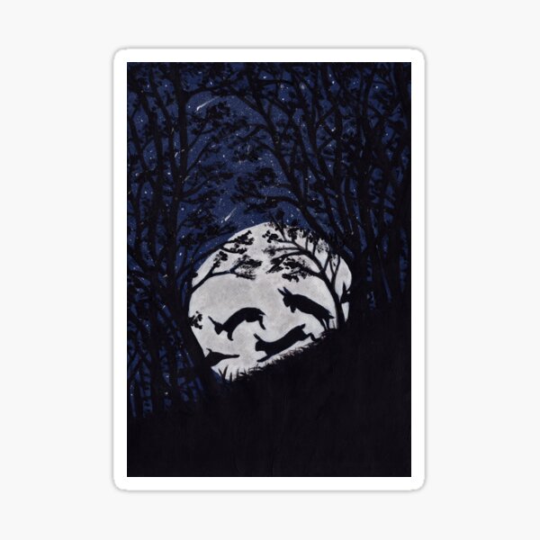 Rabbits on the Run Sticker