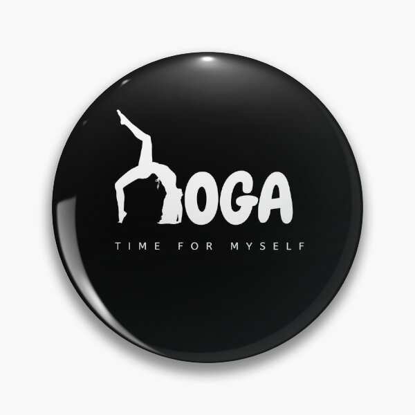 Item preview, Yoga Time for Myself (wt) designed and sold by Puji Designs.