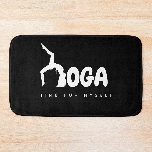 Item preview, Yoga Time for Myself (wt) designed and sold by Puji Designs.
