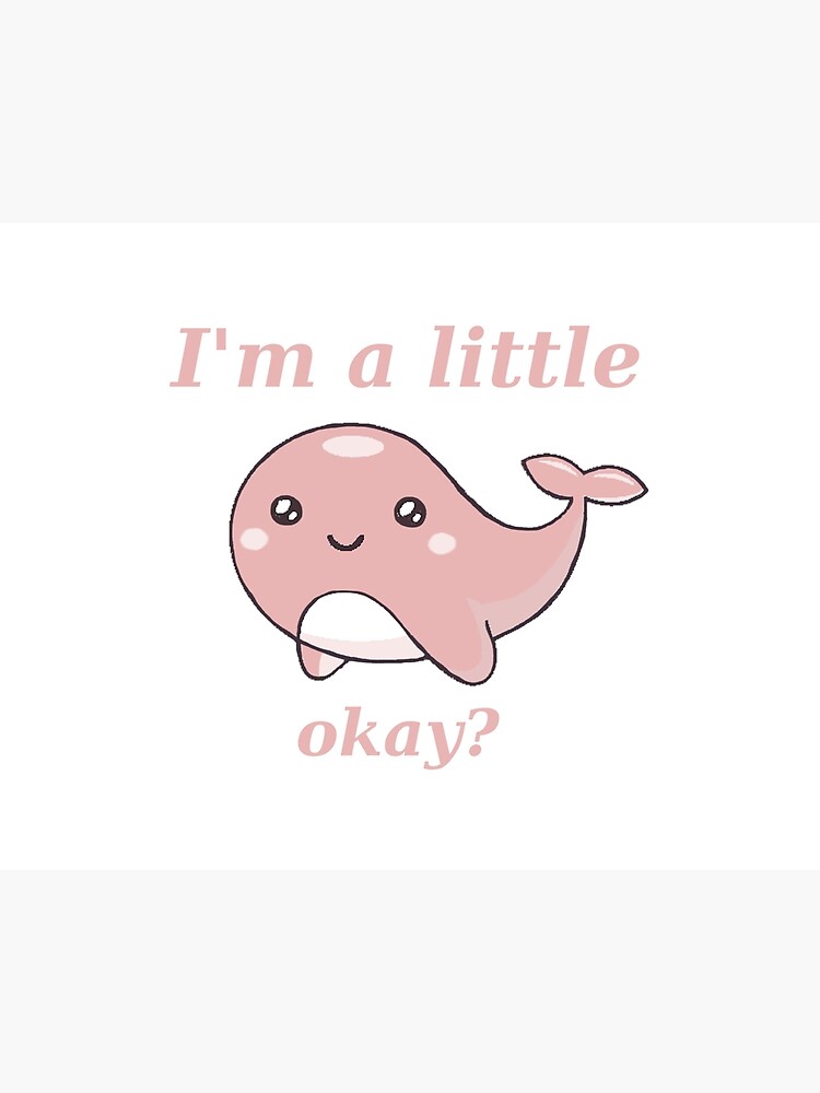 I'm a little whale, okay?" Art Board Print by Yuyuri | Redbubble