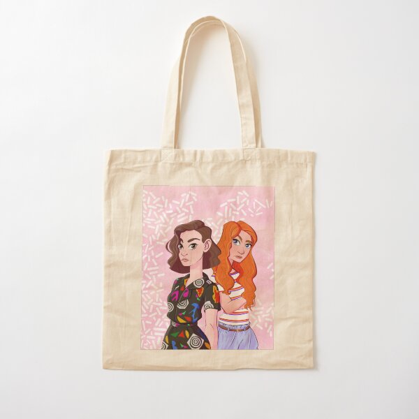 I Dump Your Ass - Stranger Things Best friends - Max and Eleven Fan Art Cotton Tote Bag
