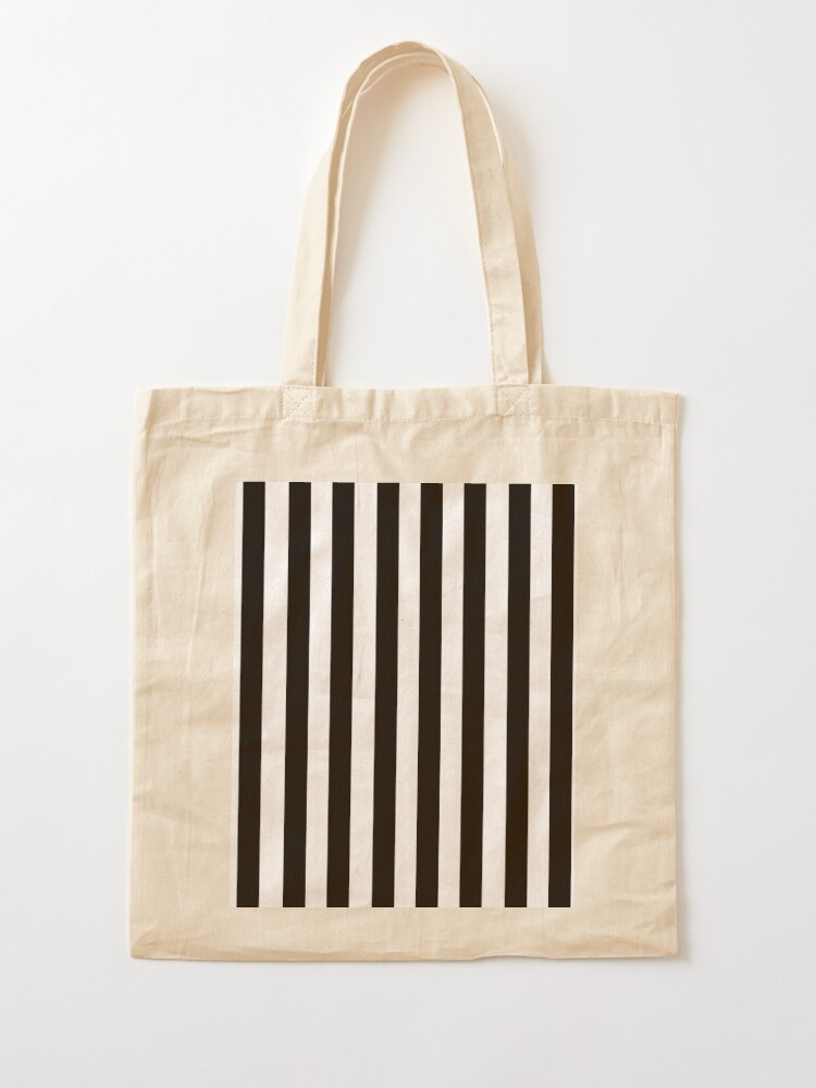 White Stripe Tote Bag, Fashion & Accessories