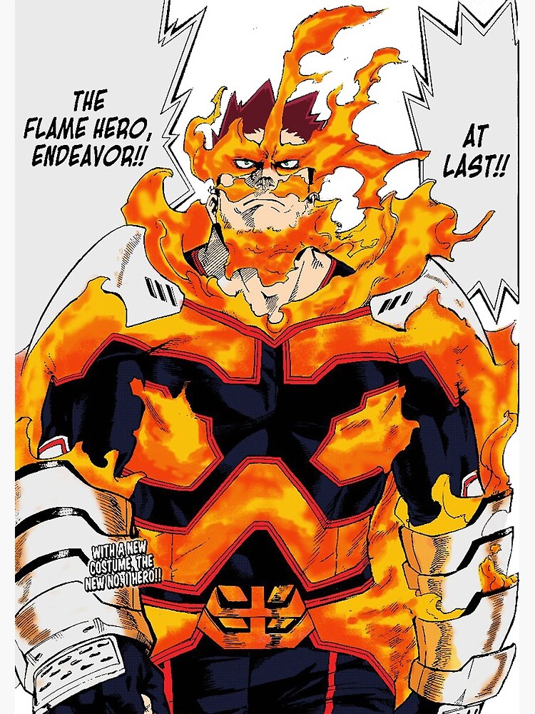 "Endeavor Boku no Hero Academia Flame Hero" Canvas Print