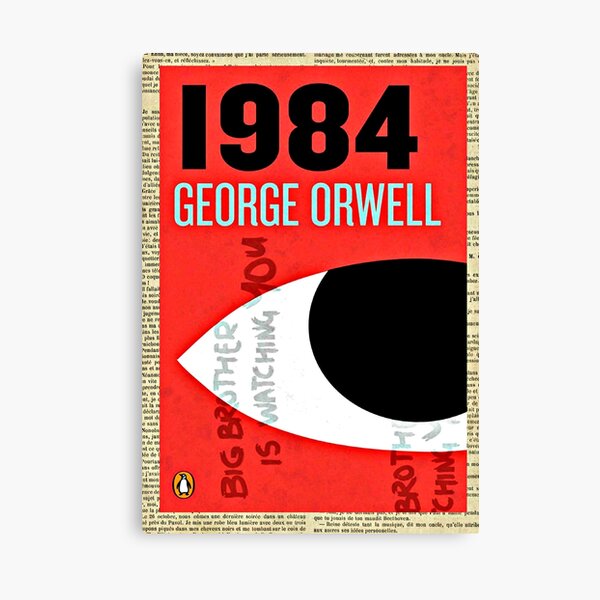 Item preview, 1984 Book Cover by George Orwell designed and sold by booksnbobs.