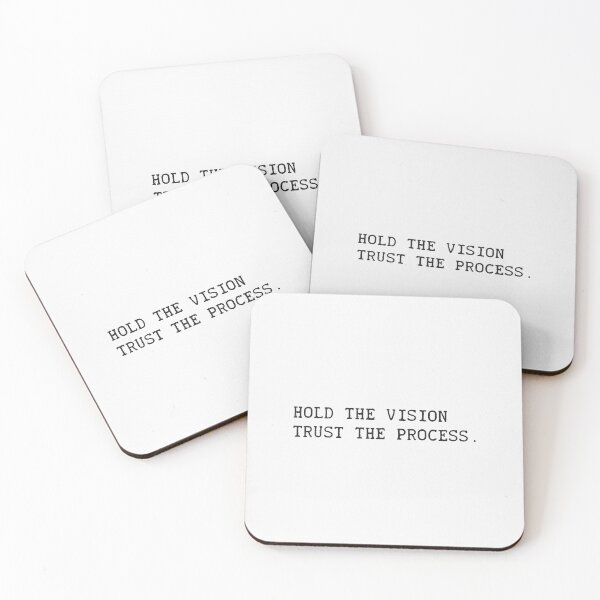 Item preview, Hold the vision trust the process. designed and sold by Ariana Mila -  Awesome quotes.