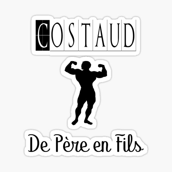Aperçu de l'œuvre Costaud de Père en Fils Muscles Musculature créée et vendue par Palou54.