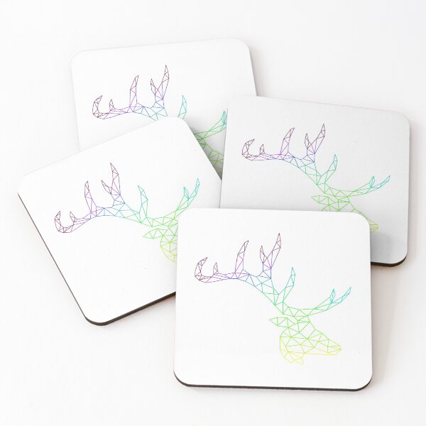 Item preview, Geometric stag designed and sold by WildGeometric.