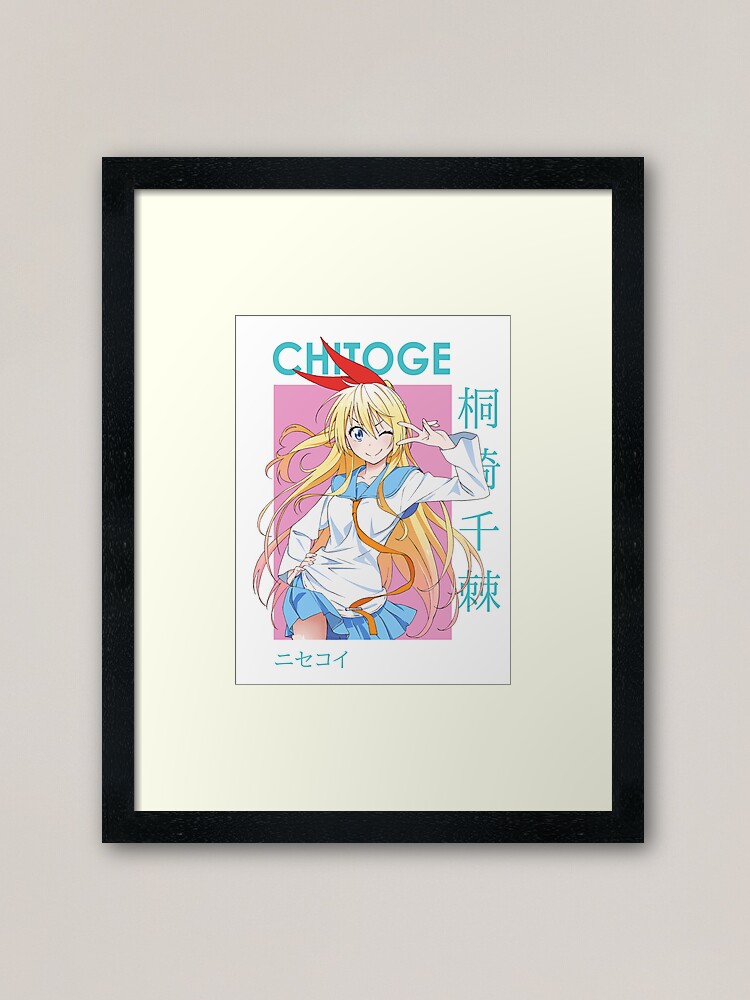 Chitoge Kirisaki Nisekoi False Love Card Anime | Art Board Print