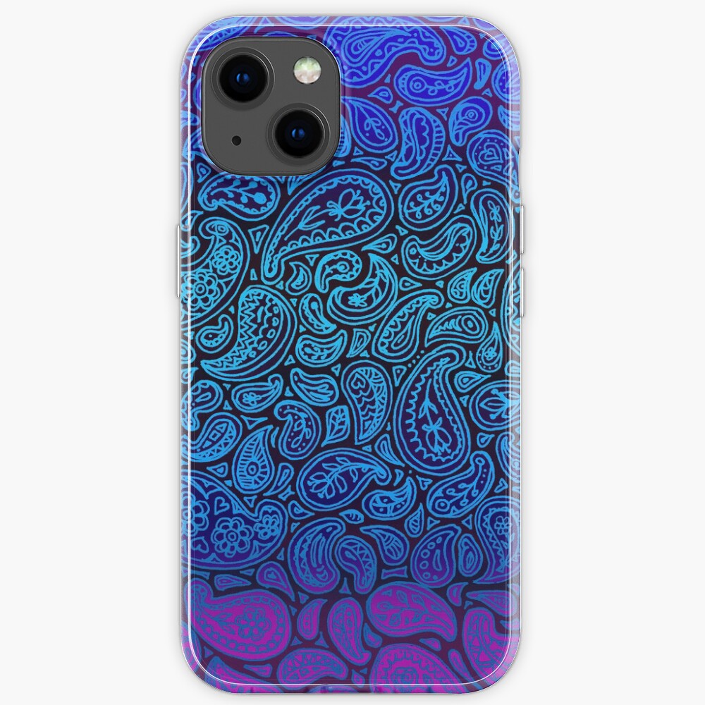 Purple Paisley iPhone Case