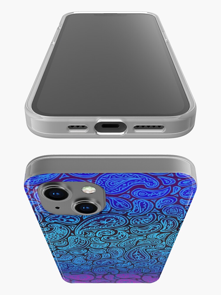 Alternate view of Purple Paisley iPhone Case