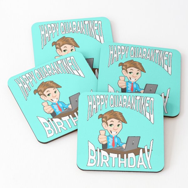 Item preview, Happy Quarantined Birthday - Covid 19 - Best gifts for 2020 survivors designed and sold by BestStuffDepot.