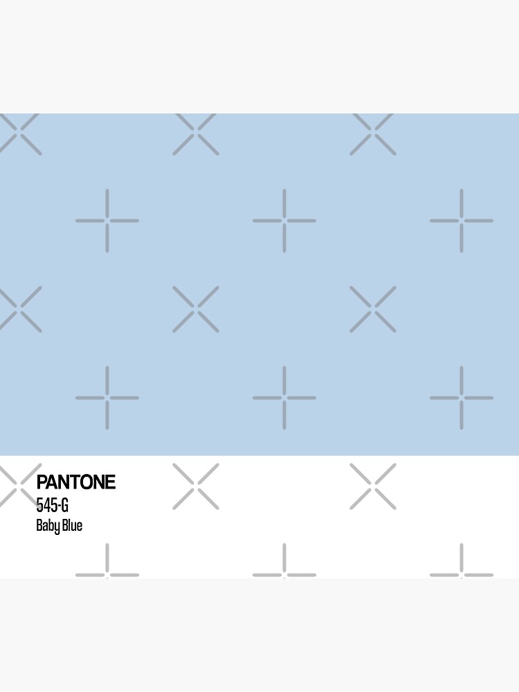 "PANTONE Baby Blue" Poster by HouseofBalloon Redbubble