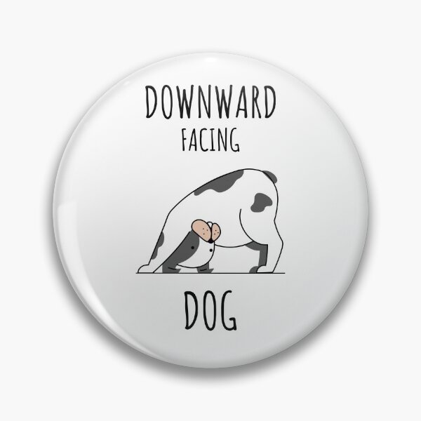 Item preview, Downward Facing Dog | Dog Lovers | Meditation | Mindfulness Digital Artwork Design designed and sold by taglinetees.