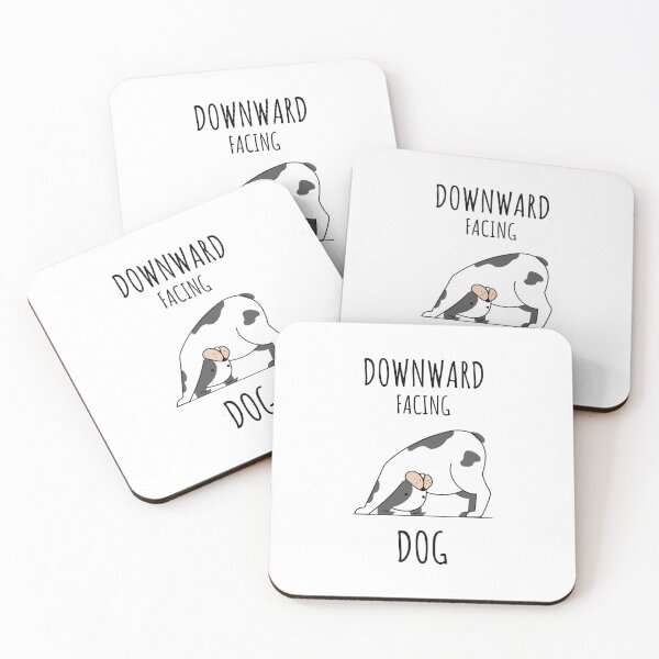 Item preview, Downward Facing Dog | Dog Lovers | Meditation | Mindfulness Digital Artwork Design designed and sold by taglinetees.