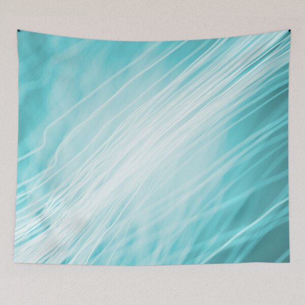 Item preview, Turquoise light fibers designed and sold by lathspell.