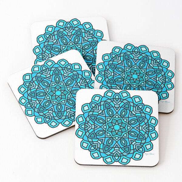 Item preview, Light Blue Mandala designed and sold by KyjdArts.