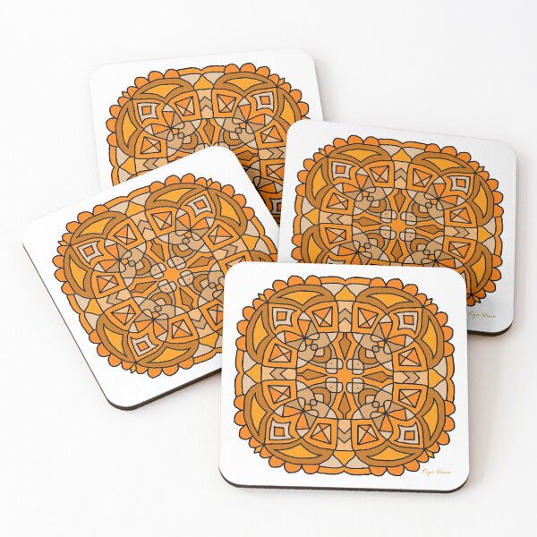 Item preview, Orange Mandala designed and sold by KyjdArts.