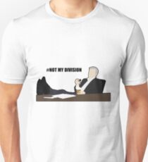 Not My Division - DI Lestrade (black text) Unisex T-Shirt