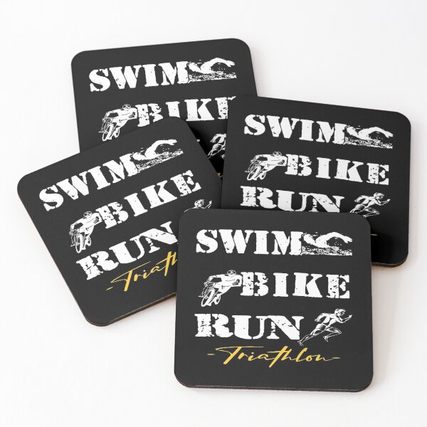Artikelvorschau, Triathlon - Schwimmen, Fahrrad fahren, Triathlet laufen entworfen und verkauft von SmartStyle.