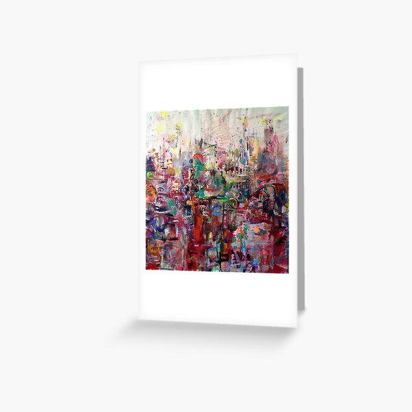 abstract landscape Greeting Card