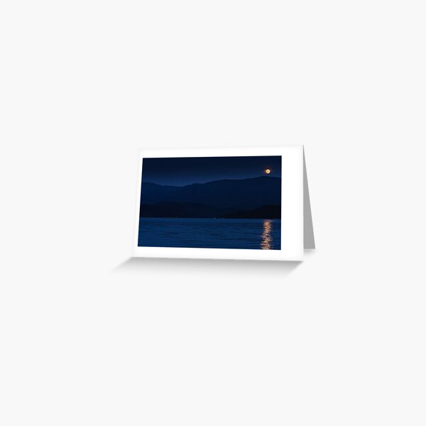 Moon Rise Greeting Card
