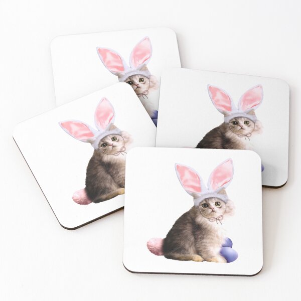 Item preview, bunny cat easter funny t-shirt designed and sold by Carla Nay.