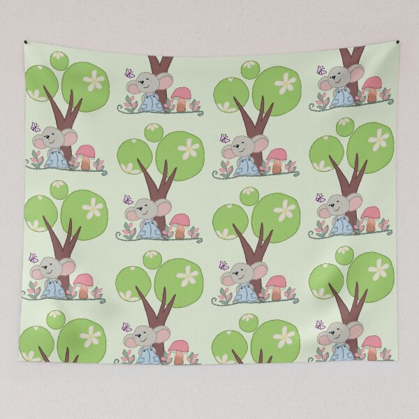 Item preview, Mouse under the tree designed and sold by Blumchen.