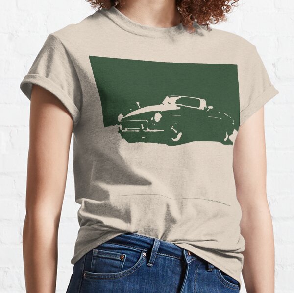 MGB, 1971 - British Racing Green on Cream Classic T-Shirt