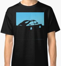 Saab 900, 1990 - Light blue on charcoal Classic T-Shirt