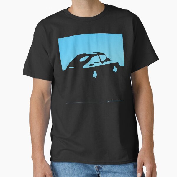 Saab 900, 1990 - Light blue on charcoal Classic T-Shirt
