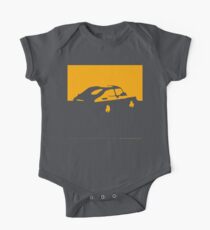Saab 900, 1990 - Yellow on charcoal Baby Body Kurzarm