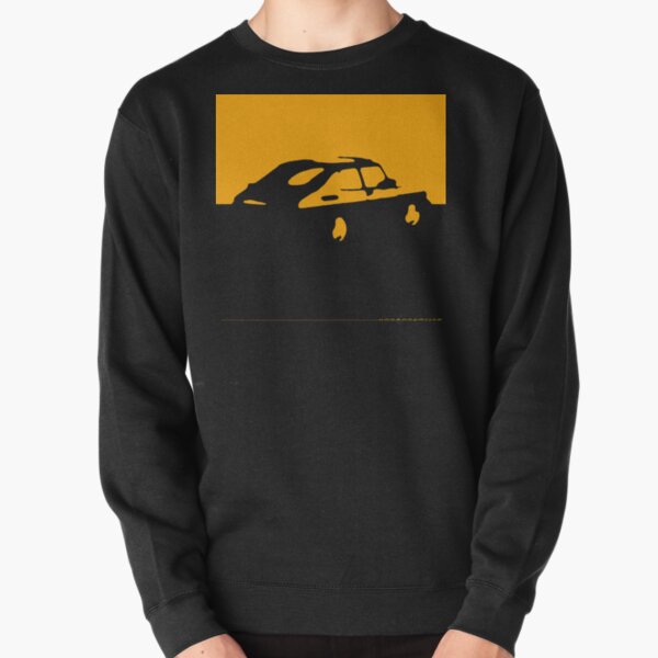 Saab 900, 1990 - Yellow on charcoal Pullover Sweatshirt