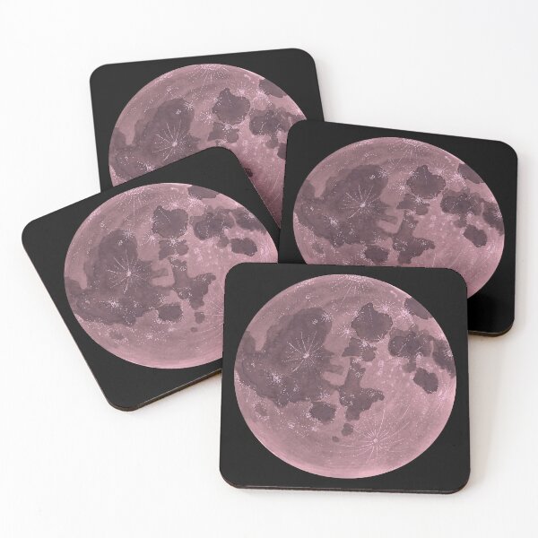 Item preview, Pink Full Moon designed and sold by ‧͙⁺˚*･༓☾ Moon Saikia ☽༓･*˚⁺‧͙.