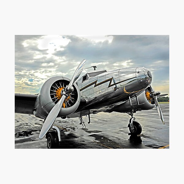 Vista previa del artículo con la obra «Lockheed 12a Electra Jr.», diseñado y vendido por Rod Reilly.